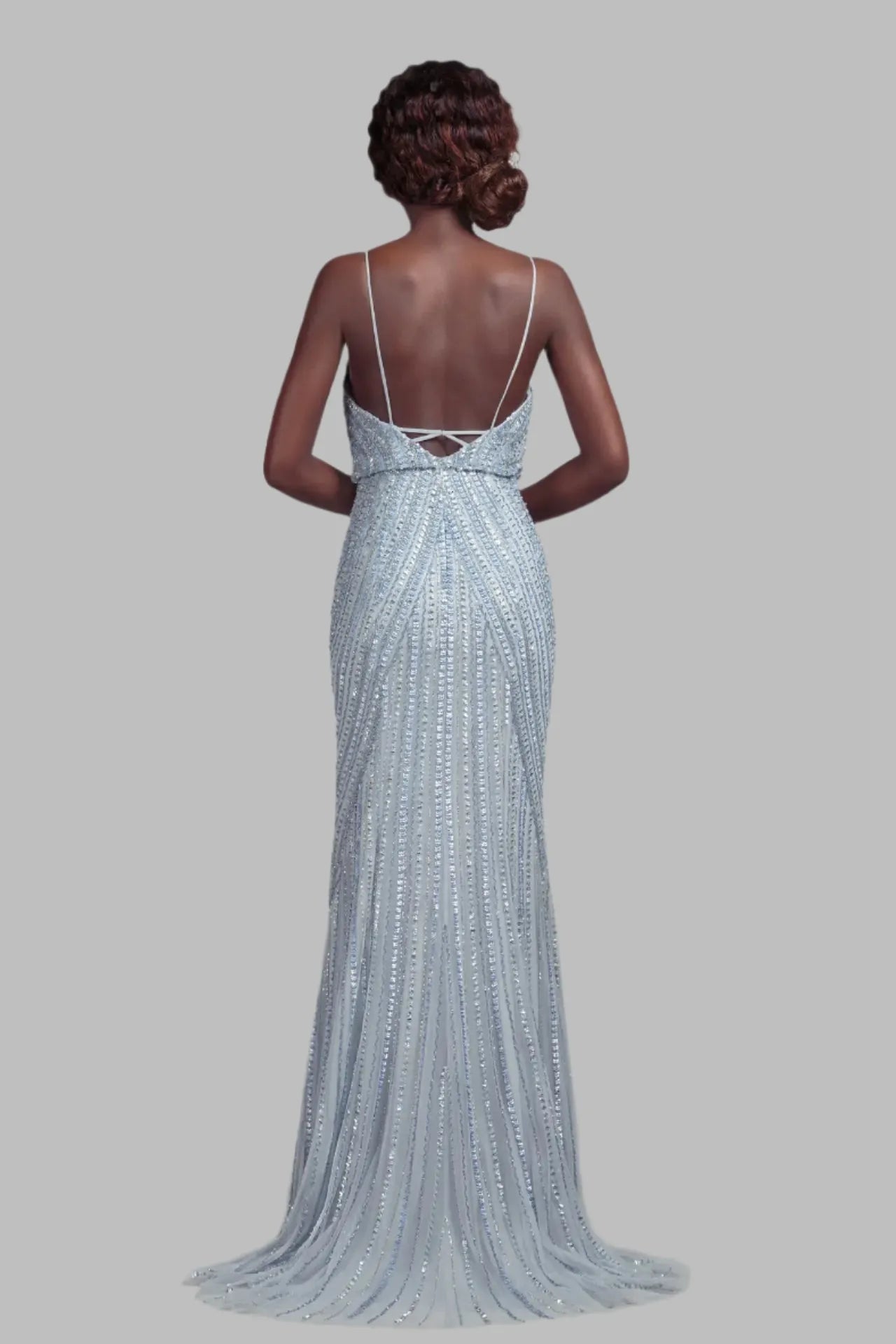 Hand Beaded Spaghetti Strap Maxi Dress - Maxi Dresses - Occasion by Lucy