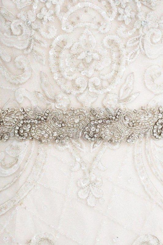 Elizabeth Diamante Bridal Belt - Bridal Belts - Occasion by Lucy
