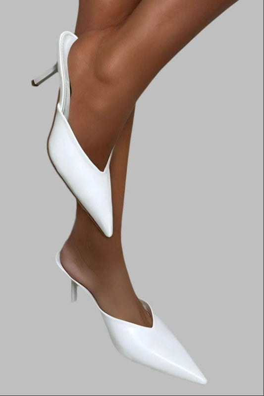 Mariana Pointed Toe Slip - on Low Heels - Low Heel - Occasion by Lucy
