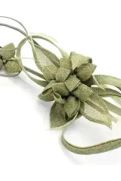 Sinamay Flower Fascinator with Quills - Fascinators - Occasion by Lucy
