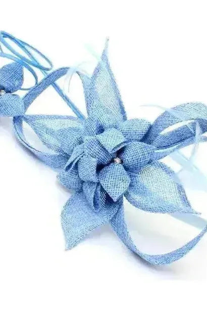 Sinamay Flower Fascinator with Quills - Fascinators - Occasion by Lucy